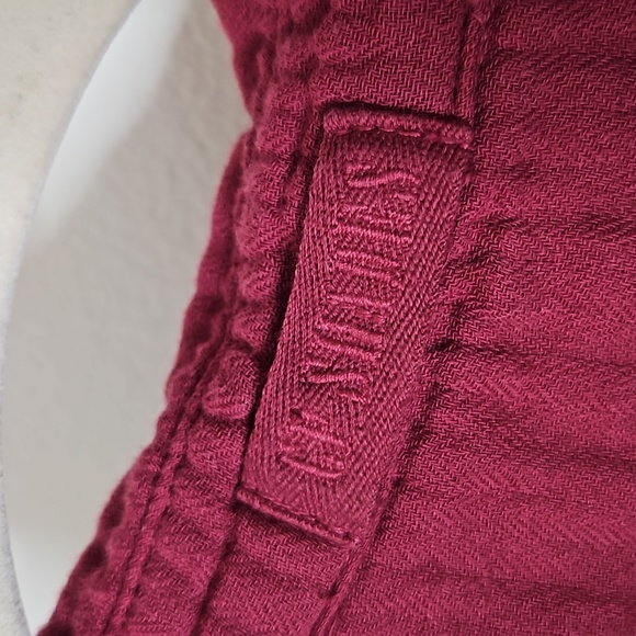 CP Shades Cotton V Neck Red Oversized Dress Size XS - Picture 5 of 10